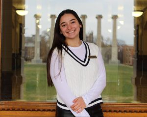 Photo of Sophie Rodriguez, Student Assistant for Cashiers Office