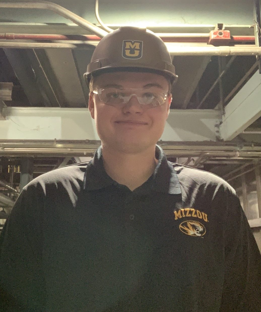 Photo of Jacob Hutto, Student Engineer for Energy Management – Power Plant