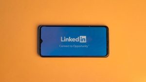 LinkedIn app on phone
