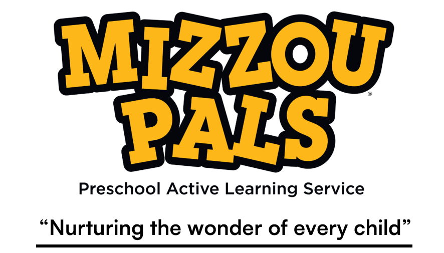 Mizzou PALS logo and tag line: Nurturing the wonder of every child